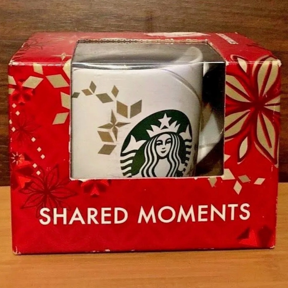Starbucks Red Holiday Mug with Festive Design from 2013 in box